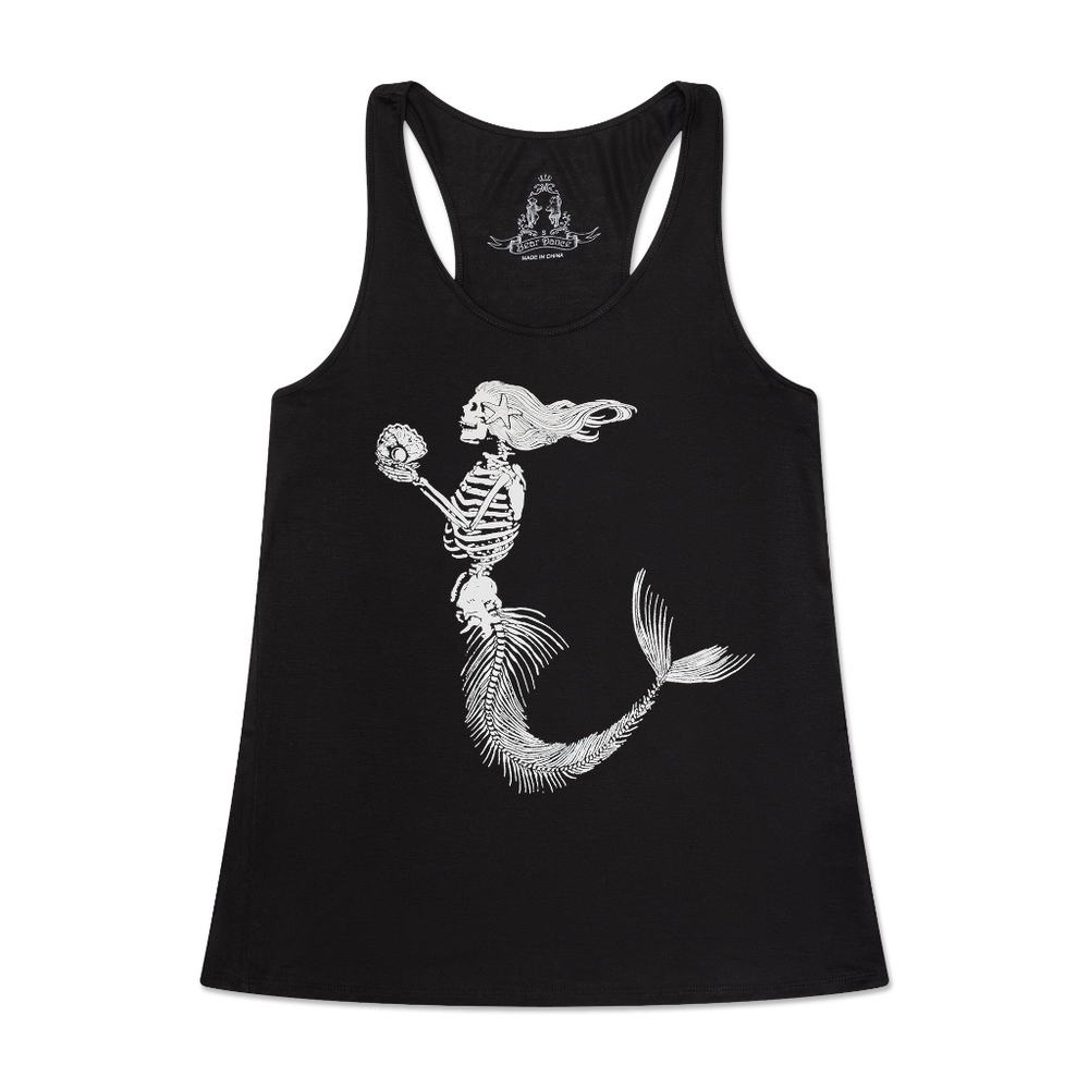 Brand new Skeletal Mermaid Tank Top